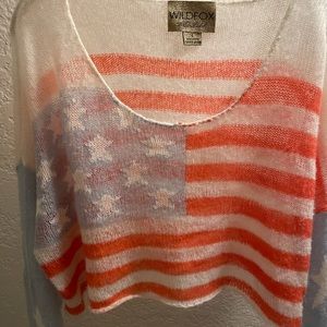 WILDFOX flag sweater